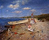 William Merritt Chase A Sunny Day at Shinnecock Bay painting